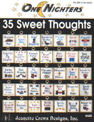 35 Sweet thoughts, one nighters, the 48th in the series  448