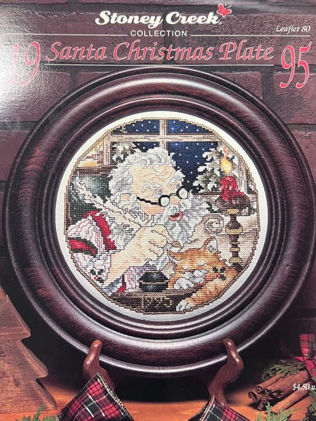 Stoney Creek Santa Christmas Plate leaflet 80 (1995)