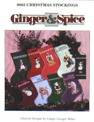 Christmas stockings charted designs, 9603
