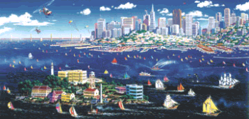 San Francisco Harborview Jigsaw Puzzle By Sunsout - 1000 Pieces *Last One*