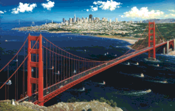 Golden Gate View Jigsaw Puzzle By Sunsout - 1000 Pieces *Last One*