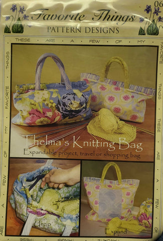 Thelmas Knitting Bag Pattern by Favorite Things