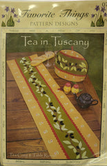 Tea in Tuscany Tea Cozy and Table Runner Pattern by Favorite Things