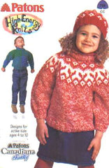 High energy knits, designs for active kids ages 4 to 10, 4 designs, 728