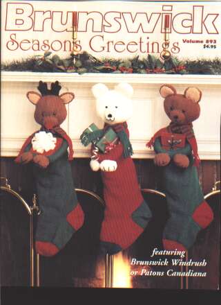 Season's Greetings stuffed animal stockings & t-shirt to crochet knit  893