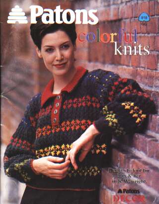Colorful knits, designs to knit for him and her, 8 designs, 918
