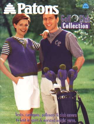 Golf club collection, vests, cardigans, pullovers, club covers 928