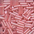 Small Bugle Beads Dusty Rose #72005 Inside Color 11/0 ( 6 mm Long)