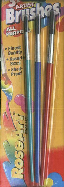 Artist all-purpose paint brushes set of 3