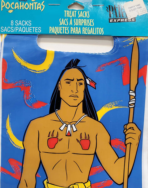 Party Express Pocahontas Themed Treat Sacks