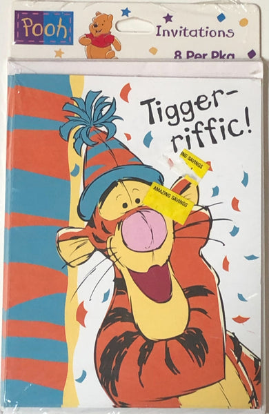 Disney Tigger-riffic! Invitations - 8 Pack