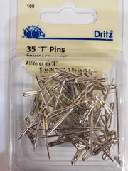 Drits 35 T Pins - Nickle Plated