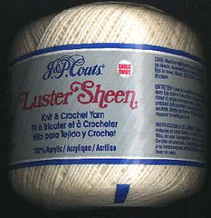JP Coats Luster sheen color 7 Vanilla cable twist