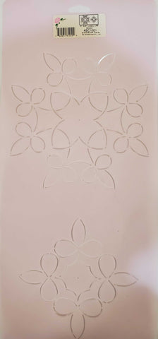 Quilt Stencils By Barbara Chainey 6 & 8 C. L. Loopy Leaf Blocks 8X18