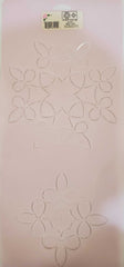 Quilt Stencils By Barbara Chainey 6 & 8 C. L. Loopy Leaf Blocks 8X18