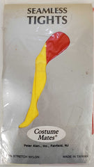 RED AND YELLOW Adult Tights