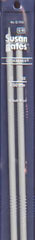 Quicksilver Susan Bates 14 inch Single Point Needles size 11 heat-treated aluminum alloy shaft coated with a grey powder finish