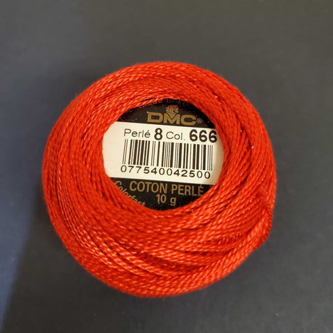 DMC Pearl Cotton Thread #8 - Red