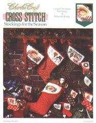 Cross stitch stockings for the season, large and mini stockings, bk-0011