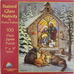 Stained Glass Nativity Puzzle By Sunsout - 100 Pieces *Last One*