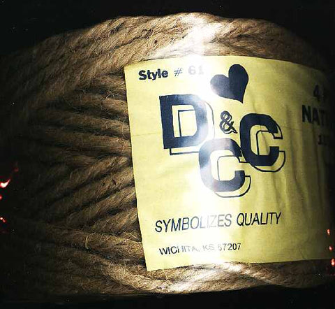 DCC 4 ply natural jute #72 135 ft 45 yards Style 61