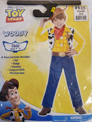 Toy Story's Woody Costume - Small (Ages 4-6)