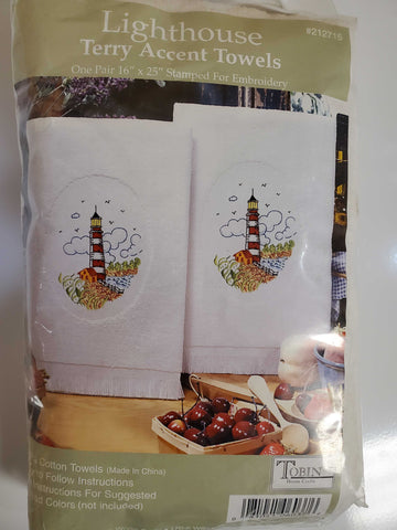 Lighthouse Terry Accent Towels