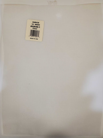 Plastic Canvas 10 Count 10-1 2x13-1 2 Clear