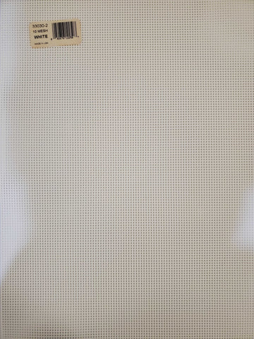Plastic Canvas 10 Count 10-1 2x13-1 2 White
