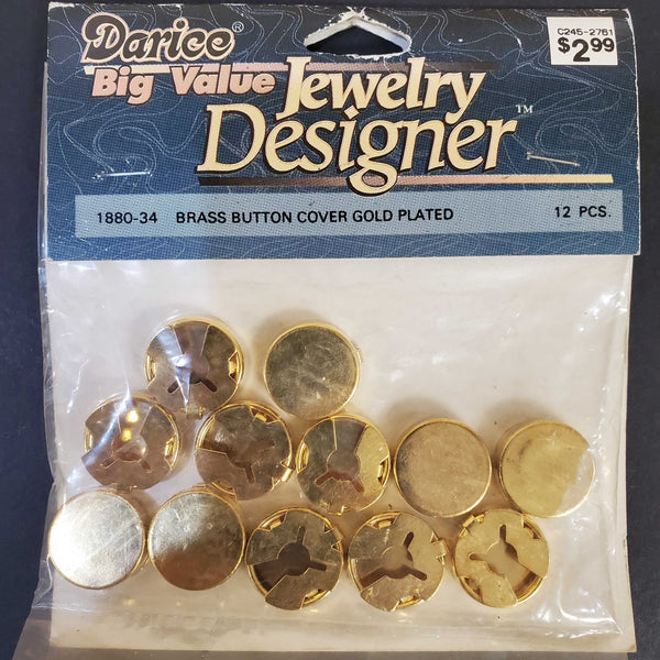 Darice Jewelry Designer Button Covers