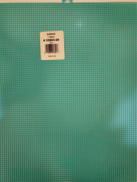 Plastic Canvas 7 Count 10x13 Teal
