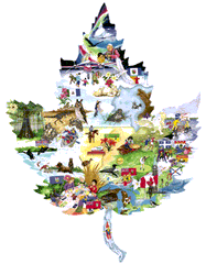 O Canada Jigsaw Puzzle By Sunsout - 1000 Pieces *Last One*