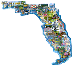 Destination Florida Florida Jigsaw Puzzle By Sunsout - 1000 Pieces *Last One*
