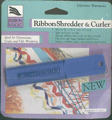Ribbon shredder and curler