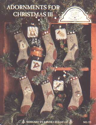 Adornments for Christmas III cross stitch leaflet LAST ONE
