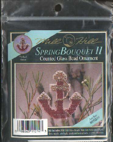 Mill hill Spring Bouquet counted glass bead ornament Anchor MHSB14