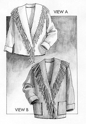THE FRINGED JACKET sewing pattern #825