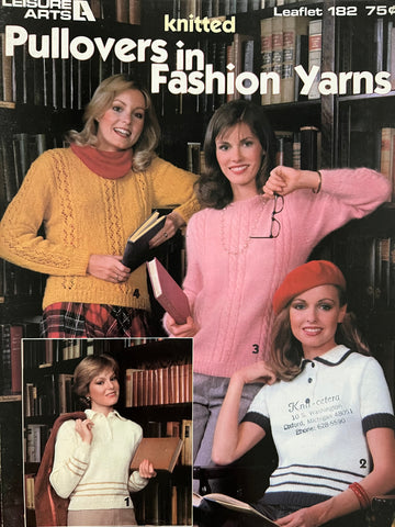 Pulloves in Fashion yarns to knit and crochet 182