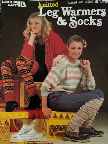 Leg warmers and socksto knit and crochet 224