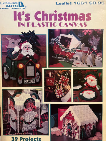 It's Christmas in plastic canvas, 39 projects to cross stitch 1661