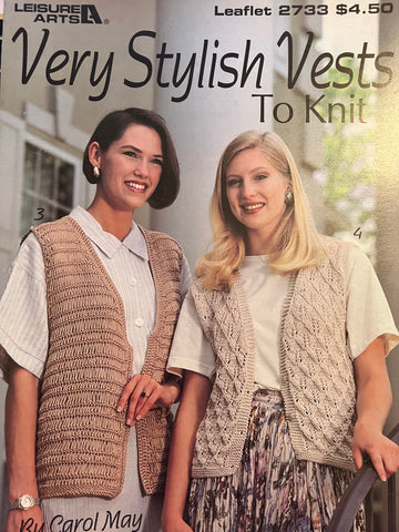 Very stylish Vests to knit and crochet 2733