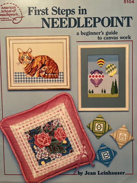 First steps in needlepoint, beginner's guide 5104