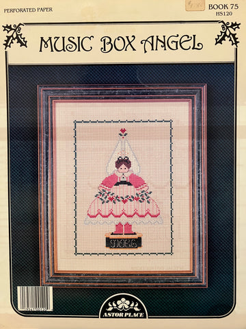 Music Box Angel cross stitch chart 75