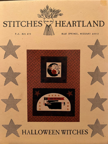Stitches from the Heartland Halloween Witches