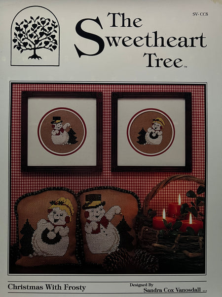 Sweetheart Tree Christmas with Frosty cross stitch SV-CC5