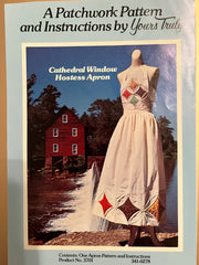 Patchwork Pattern by Yours Truly Cathedral window hostess apron pattern, 3701
