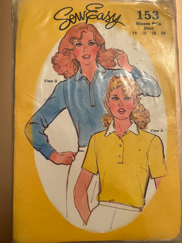 Sew Easy misses polo shirt 153