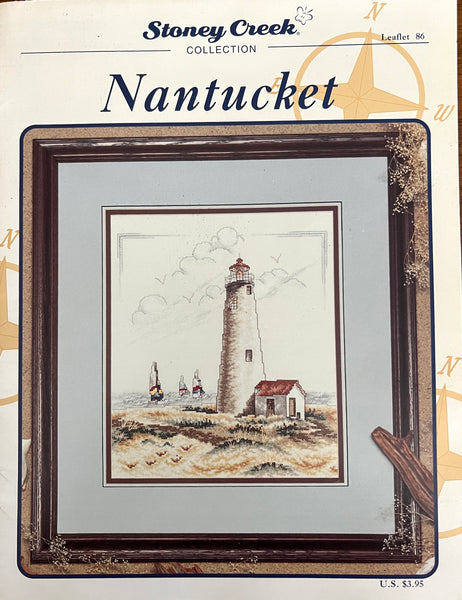 Stoney Creek Nantucket beach cross stitch leaflet 86 (1996)