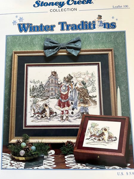 Stoney Creek Winter traditions cross stitch leaflet 100 (1999)
