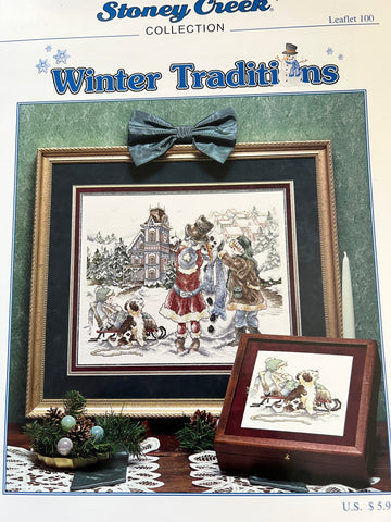 Stoney Creek Winter traditions cross stitch leaflet 100 (1999)